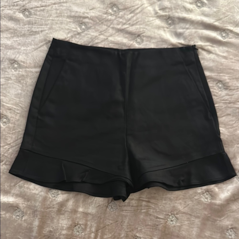 Zara Midnight Black Formal Shorts